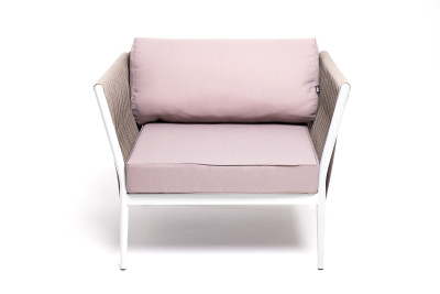 "Касабланка" модульная лаунж-зона из роупа (веревки), каркас из алюминия