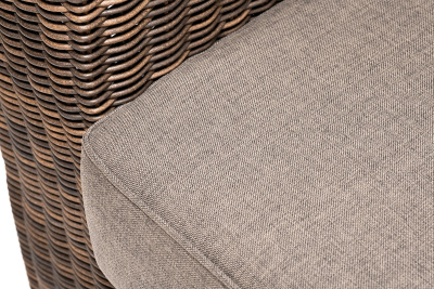 "Боно" диван из искусственного ротанга трехместный, цвет коричневый