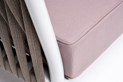 "Касабланка" модульная лаунж-зона из роупа (веревки), каркас из алюминия